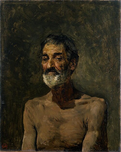 Bearded Man, 1871, Mariano Fortuny Marsal