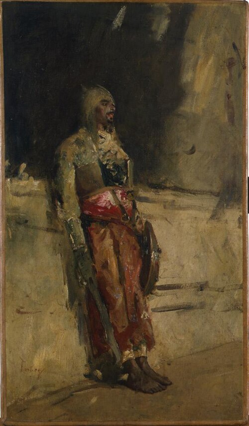 An Arab Warrior, 1862, Mariano Fortuny Marsal