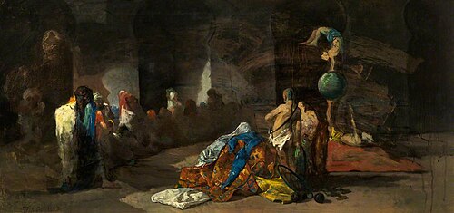 Acrobats at Tetouan, Morocco, , Mariano Fortuny Marsal