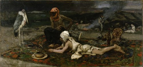 Le Charmeur de serpent, 1869, Mariano Fortuny Marsal