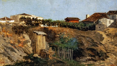Paysage de Portici, 1874, Mariano Fortuny Marsal