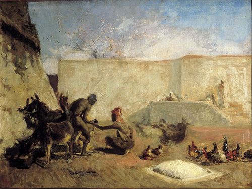 Moroccan Horseshoer, 1870, Mariano Fortuny Marsal