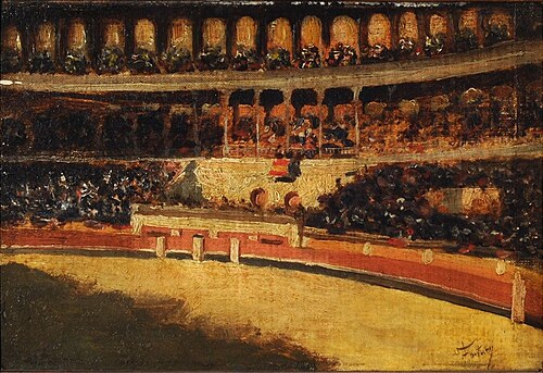 Antes de la corrida, 1871, Mariano Fortuny Marsal