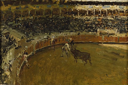 La Corrida de toros, 1867, Mariano Fortuny Marsal