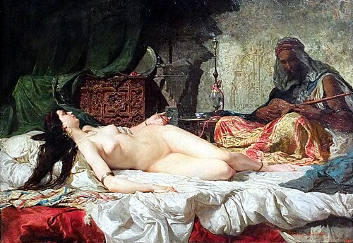 L'Odalisque, 1861, Mariano Fortuny Marsal