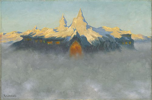 Soria Moria Palace, 1900, Theodor Kittelsen