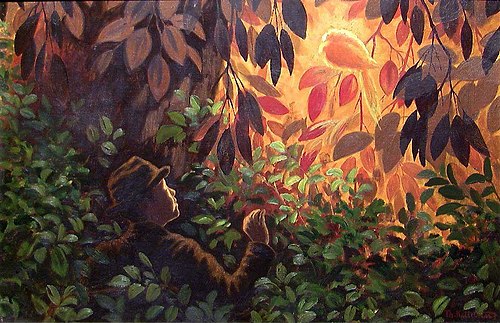 The Ash Lad and the golden Bird, 1900, Theodor Kittelsen