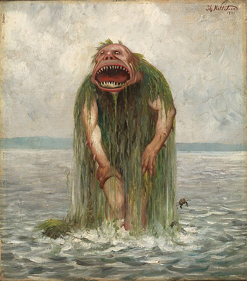 The Sea Monster, 1881, Theodor Kittelsen