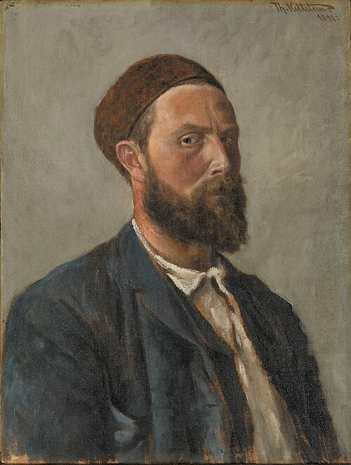 Autoportrait, 1891, Theodor Kittelsen