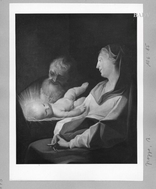 Maria with Child and St. Joseph, 1667, Andrea Pozzo