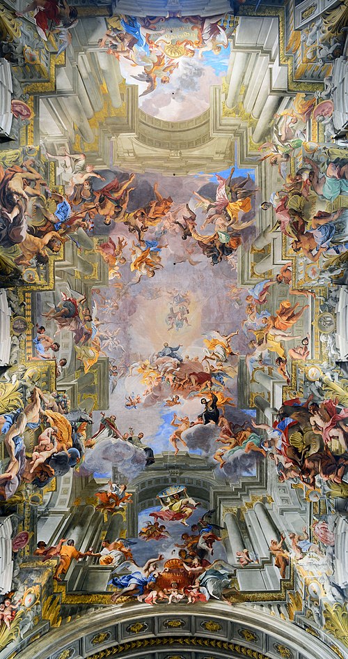 Apotheosis of Saint Ignatius, 1694, Andrea Pozzo