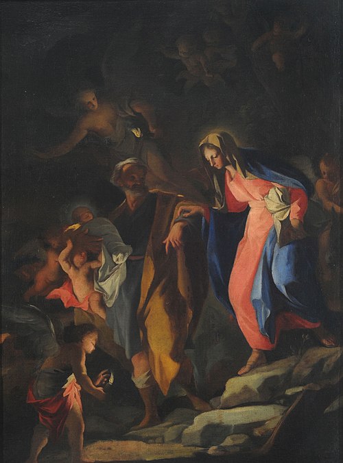 Flight into Egypt, , Andrea Pozzo