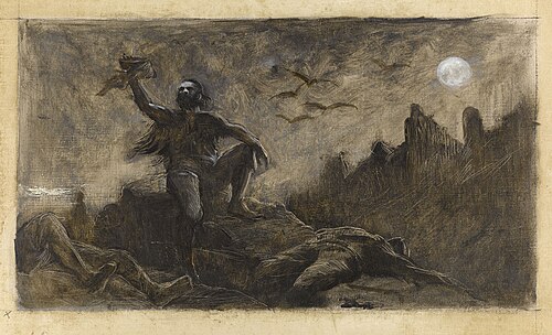 Han d'Islande buvant le sang de ses victimes, 1889, Guillaume Albert Demarest