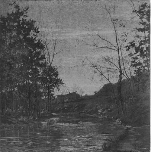 Dämmerung in Val Cuvia, 1906, Gerolamo Cairati