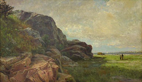 Rocks at Conanicut, 1886, James Brade Sword