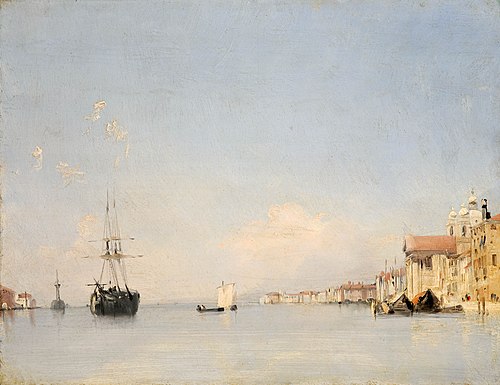 The Giudecca in Venice, 1826, Richard Parkes Bonington