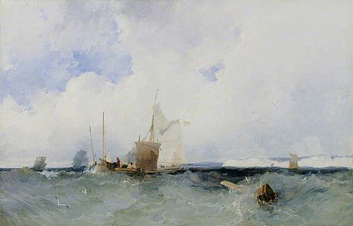 A Sea Piece, 1824, Richard Parkes Bonington