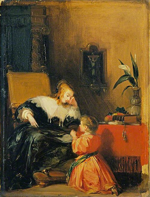 Child at Prayer, 1827, Richard Parkes Bonington