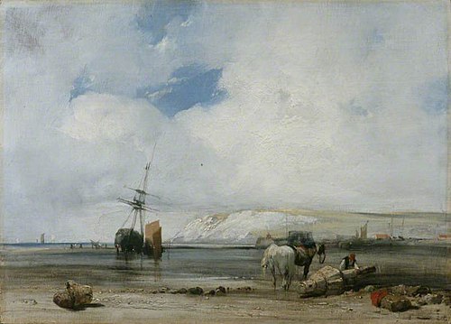 On the Coast of Picardy, 1826, Richard Parkes Bonington