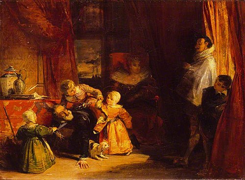 Henri IV and the Spanish Ambassador, 1827, Richard Parkes Bonington