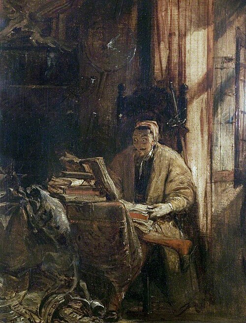 Don Quixote in His Study, 1825, Richard Parkes Bonington
