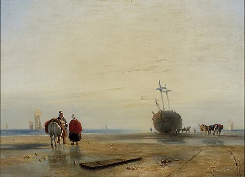Coast Scene: Morning, 1843, Richard Parkes Bonington