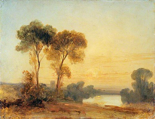 Sunset: A Sketch, , Richard Parkes Bonington