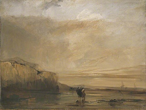 Pays de Caux: Twilight, 1823, Richard Parkes Bonington