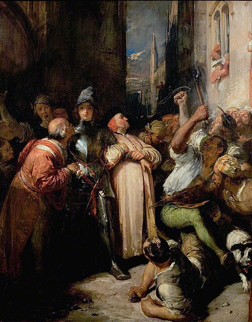 Quentin Durward at Liège, Belgium, 1827, Richard Parkes Bonington