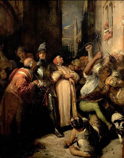 Quentin Durward at Liège, Belgium, , Richard Parkes Bonington