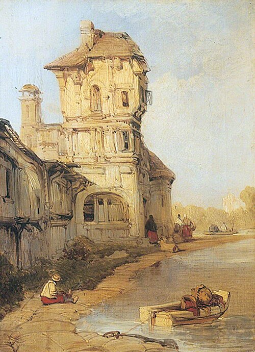 In Normandy, France, , Richard Parkes Bonington
