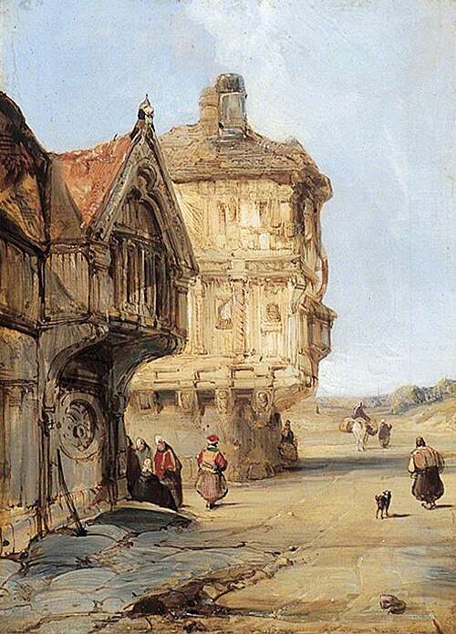 In Normandy, France, , Richard Parkes Bonington