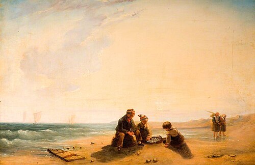 French Coast Scene, 1821, Richard Parkes Bonington
