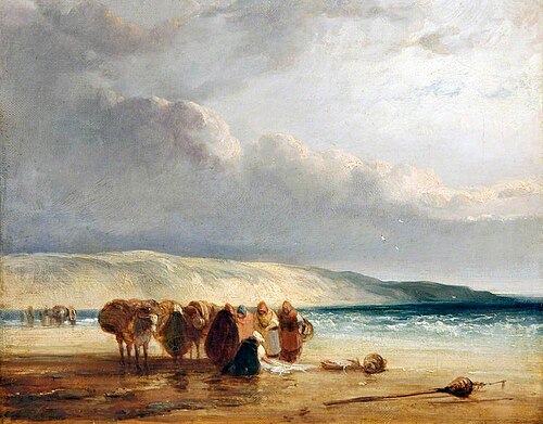 Near Calais, 1860, Richard Parkes Bonington