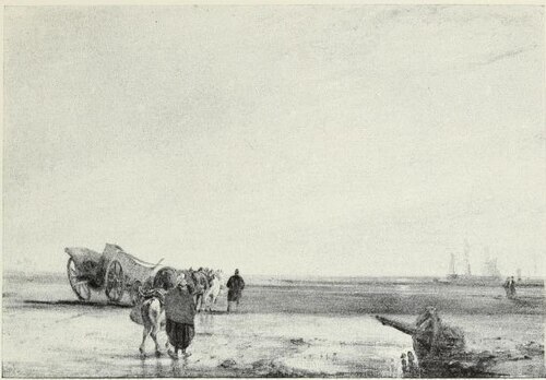 Sea Coast in Normandy, 1820, Richard Parkes Bonington
