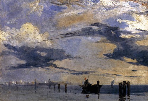 Sur l'Adriatique, la Lagune près de Venise, 1826, Richard Parkes Bonington