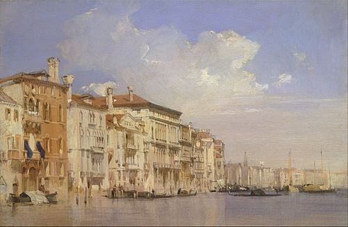 Grand Canal, Venice, 1826, Richard Parkes Bonington