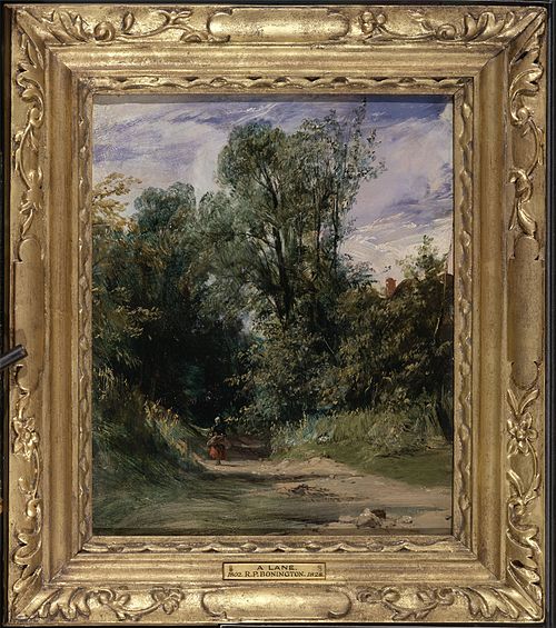 A Wooded Lane, 1825, Richard Parkes Bonington