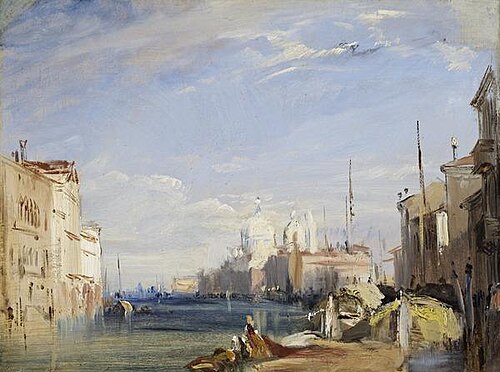 Venice: The Grand Canal, 1826, Richard Parkes Bonington