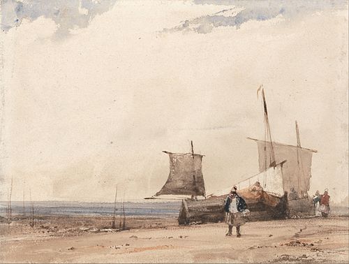 Beach Scene, 1825, Richard Parkes Bonington