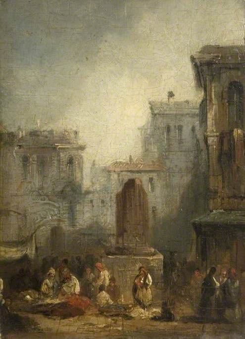 An Italian Town, 1825, Richard Parkes Bonington
