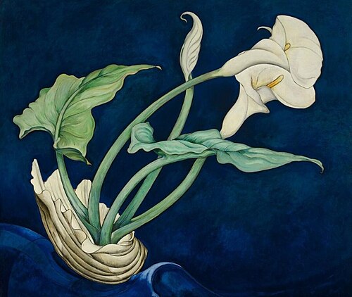 Calla Lilies (Bert Savoy), 1927, Charles Demuth