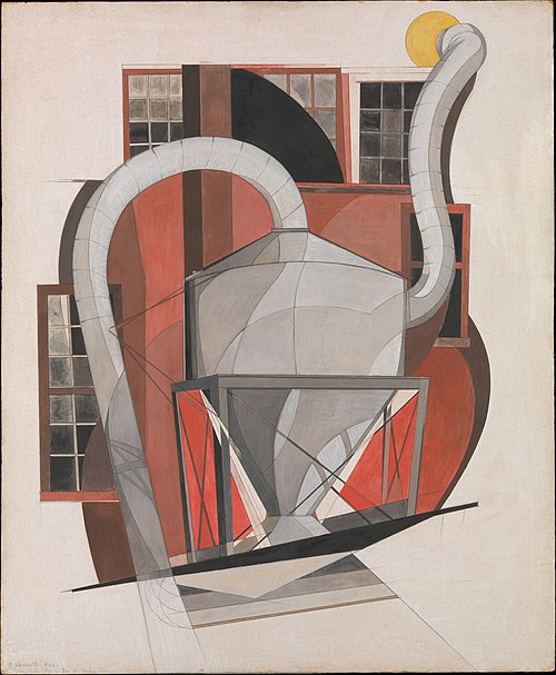 Machinery, 1920, Charles Demuth