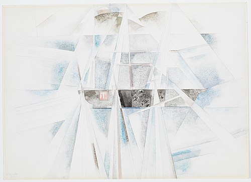 Bermuda No. 2, The Schooner, 1917, Charles Demuth