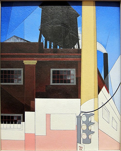 ...And the Home of the Brave, 1931, Charles Demuth