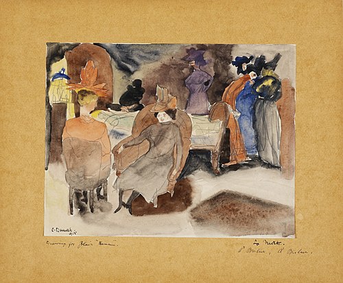 The Death of Nana, 1915, Charles Demuth