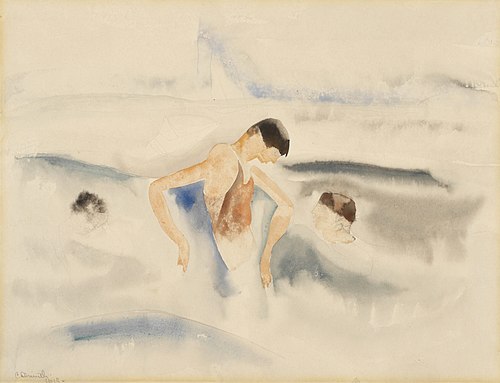 Three Figures in Water, 1916, Charles Demuth