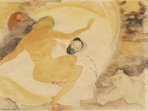 Nana and Count Muffat, 1916, Charles Demuth