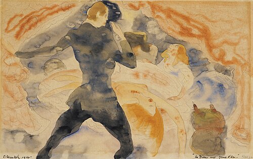 The Girl with the Golden Eyes (La Fille aux yeux d'or), 1916, Charles Demuth