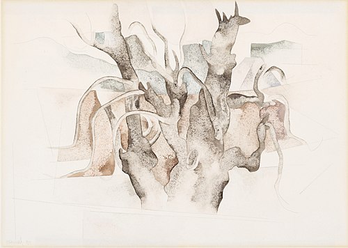 Bermuda: Tree, 1917, Charles Demuth